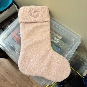 PINK Victoria's Secret Blush Sherpa Stocking